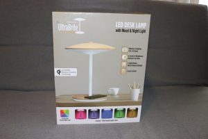 Ultrabrite 1041303 Led Desk Lamp With Bladeless Fan White for sizing 1600 X 1066