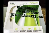 Ultrabrite Desk Light With Bladeless Fan Review for sizing 1280 X 720