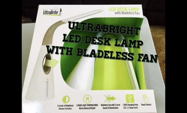 Ultrabrite Desk Light With Bladeless Fan Review for sizing 1280 X 720