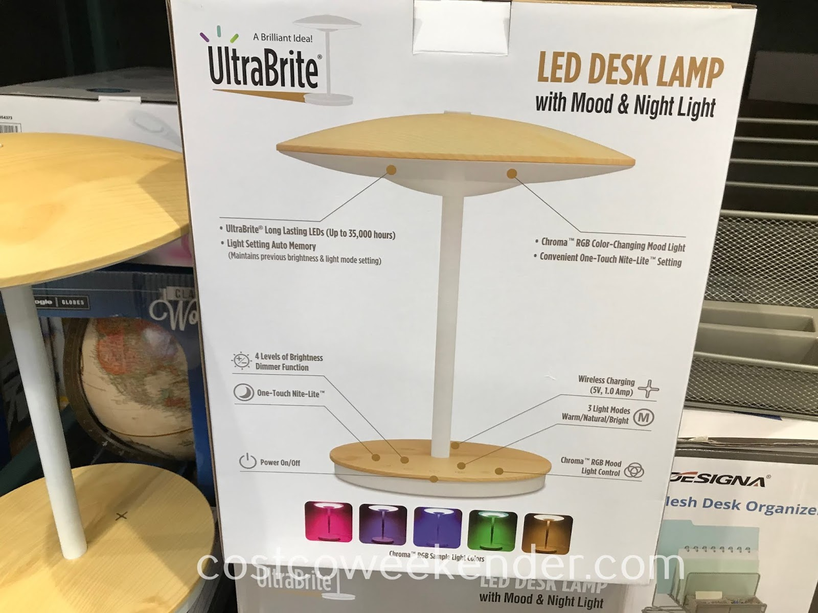 Ultrabrite Dome Led Desk Lamp With Wireless Charging Pad intended for sizing 1600 X 1199