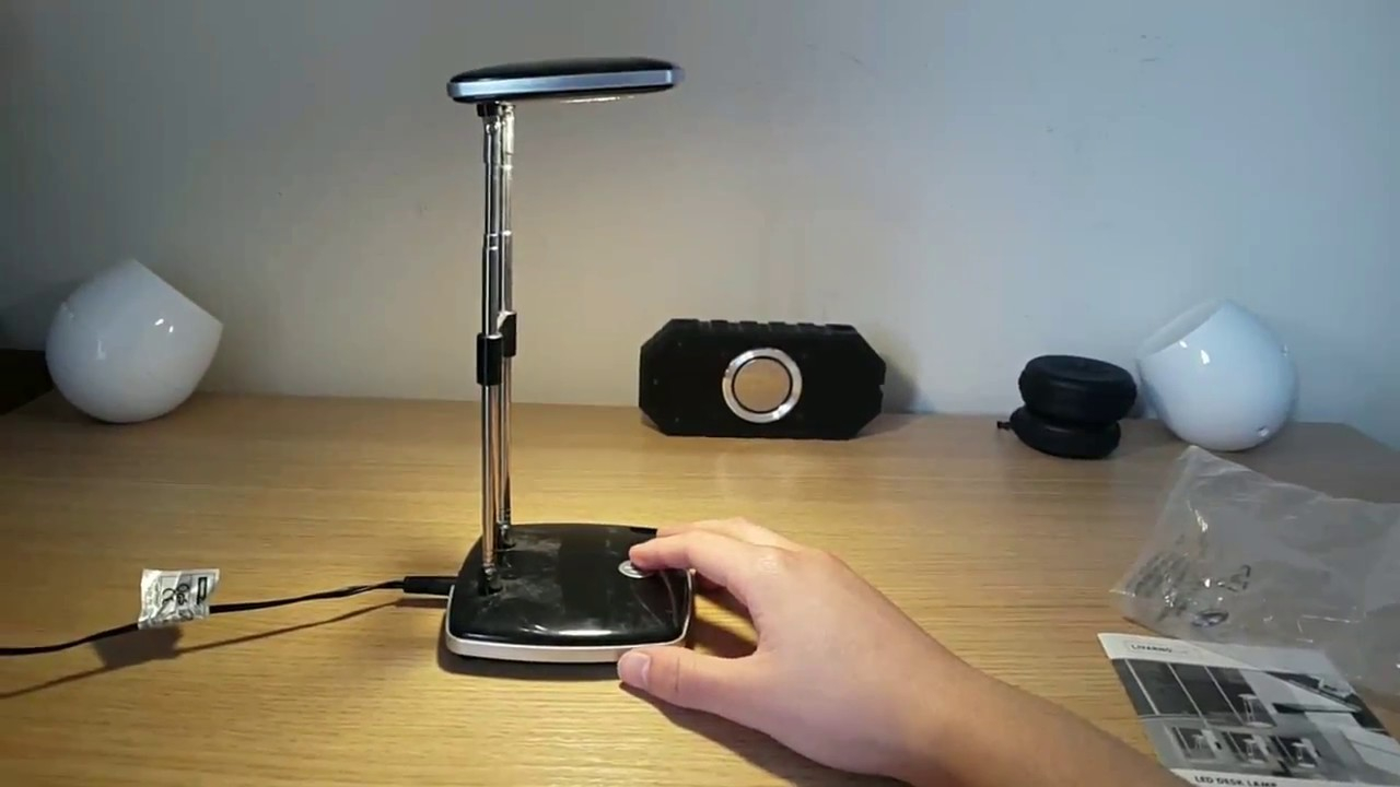 Unboxing The Livarno Lux Led Desk Lamp pertaining to proportions 1280 X 720