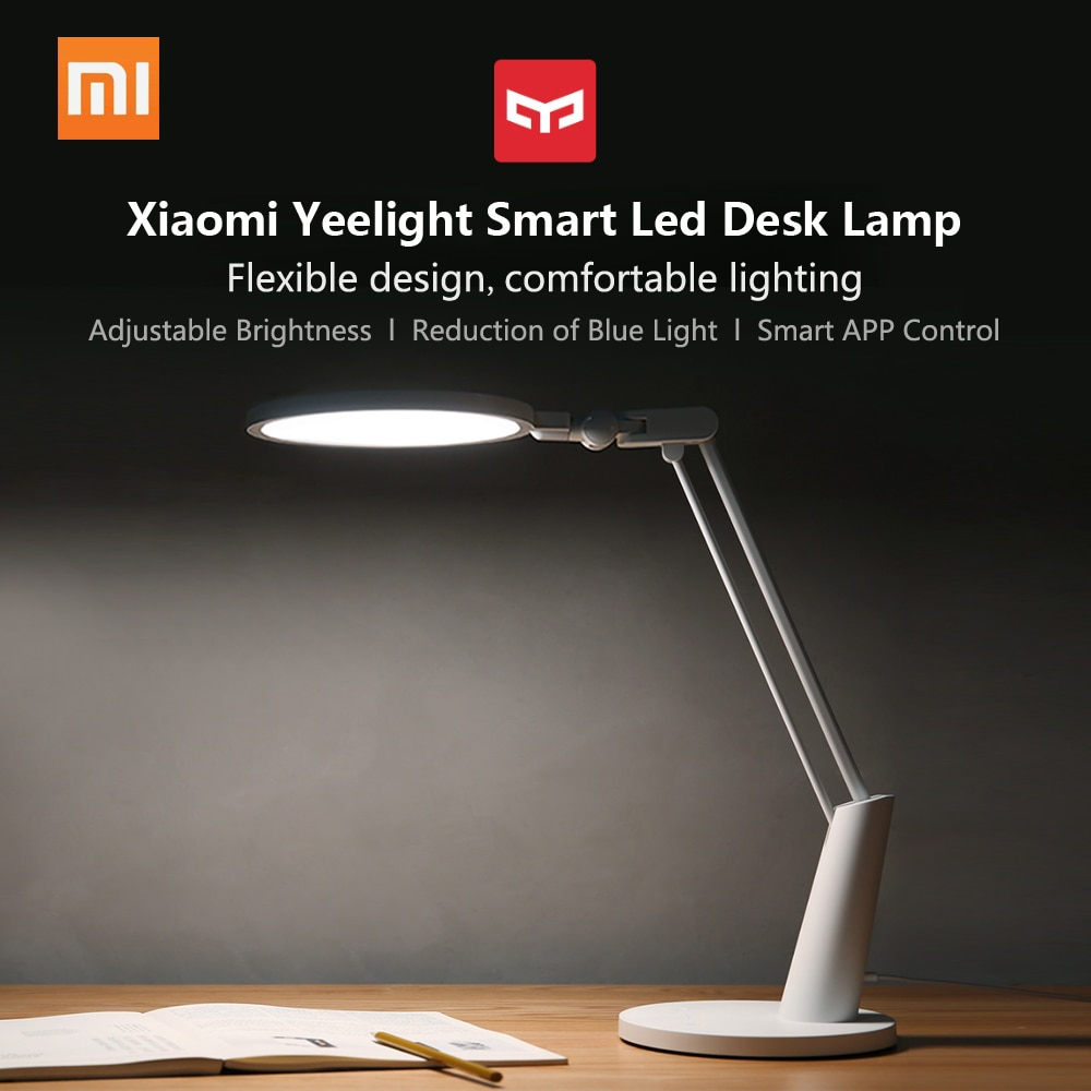 Us 11421 36 Offxiaomi Yeelight Led Desk Lamp 14w Led Eye Protection Table Lamp Smart Dimming Reading Light Desk Lamps In Desk Lamps From Lights with proportions 1000 X 1000