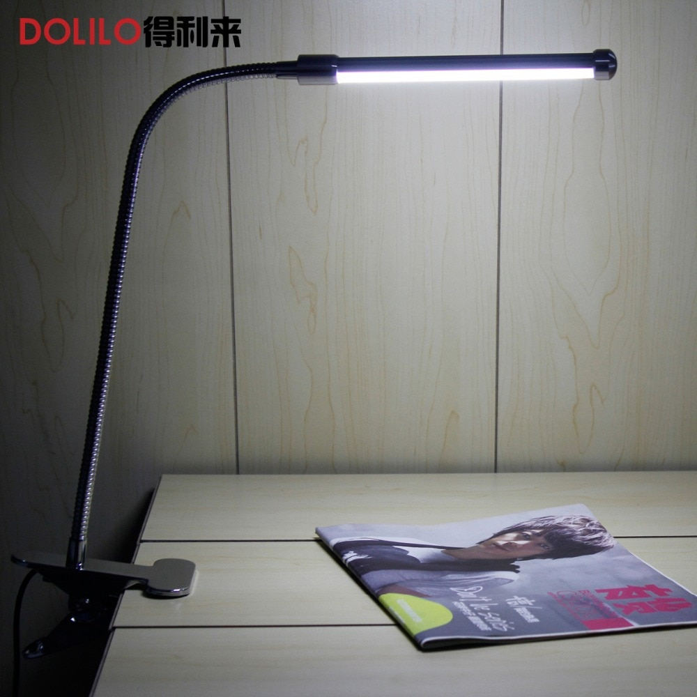 Us 1705 38 Offled Table Lamp For Reading Clip On Flexible Bright Booklight Bedside Reading Lamp Desk Study Gooseneck 5v 220v Dim Warm To Cool In inside proportions 1000 X 1000