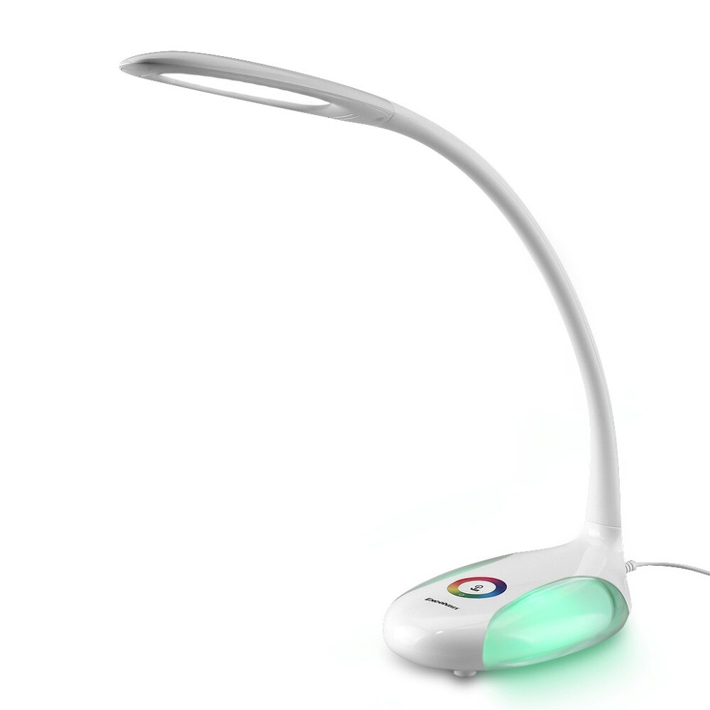 Us 3399 Excelvan Dimmable Led Desk Lamp With Rgb Baseadjustable Brightnesseye Caring With Flexible Gooseneck Table Lamp For Home Study In Desk in dimensions 1000 X 1000