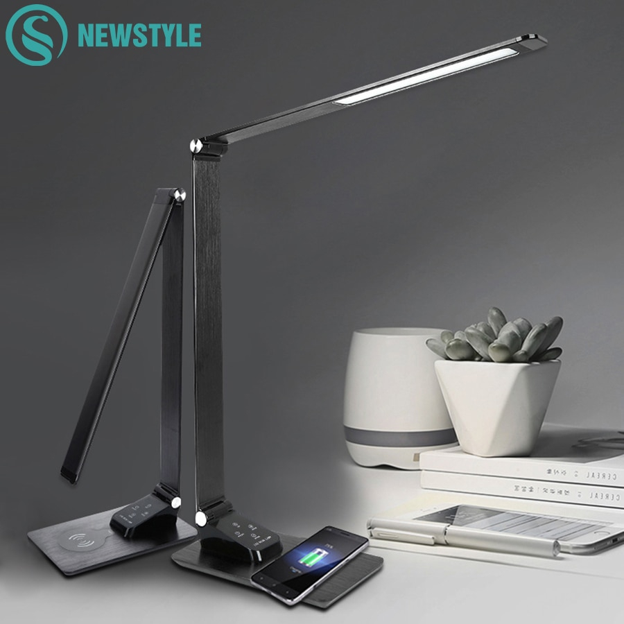 Us 3706 35 Offled Table Lamp Wireless Charger Mobile Phone Foldable Touch Desk Lamp Dimmable Reading Light Table Lamp Digital Display Screen In pertaining to dimensions 900 X 900