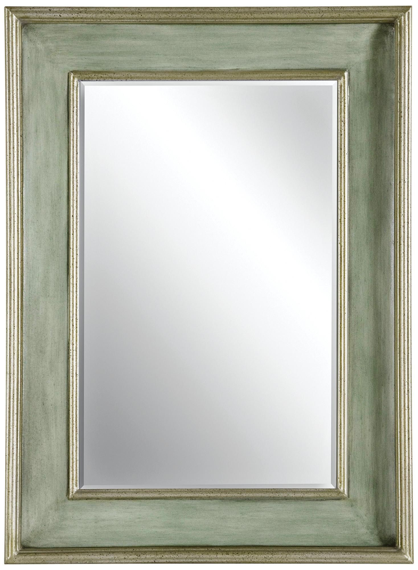 Uttermost Ogden Blue Green 27 X 37 Wall Mirror 66100 with regard to size 1468 X 2000