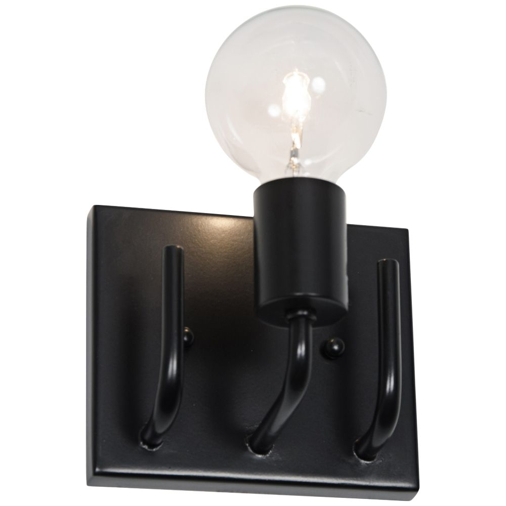 Varaluz Socket To Me 5 34 Wide Black Bath Light Style within size 1000 X 1000