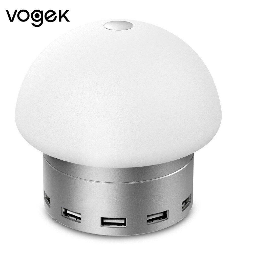 Vogek 6 Ports Usb Phone Charger With Led Desk Lamp 30w6a within proportions 1000 X 1000