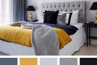 Warm Winter Navy Gray And Goldenrod Bedroom Colors Best inside size 800 X 1200