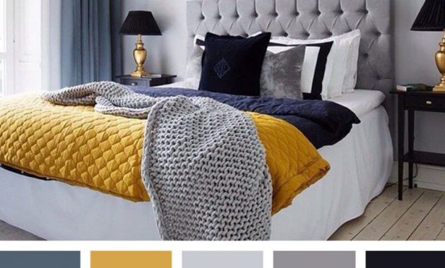 Warm Winter Navy Gray And Goldenrod Bedroom Colors Best inside size 800 X 1200