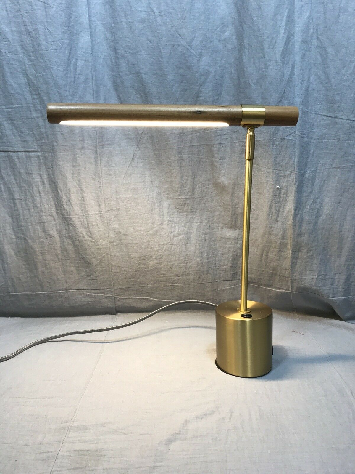 West Elm Linear Wood Led Walnut Table Lamp within proportions 1200 X 1600