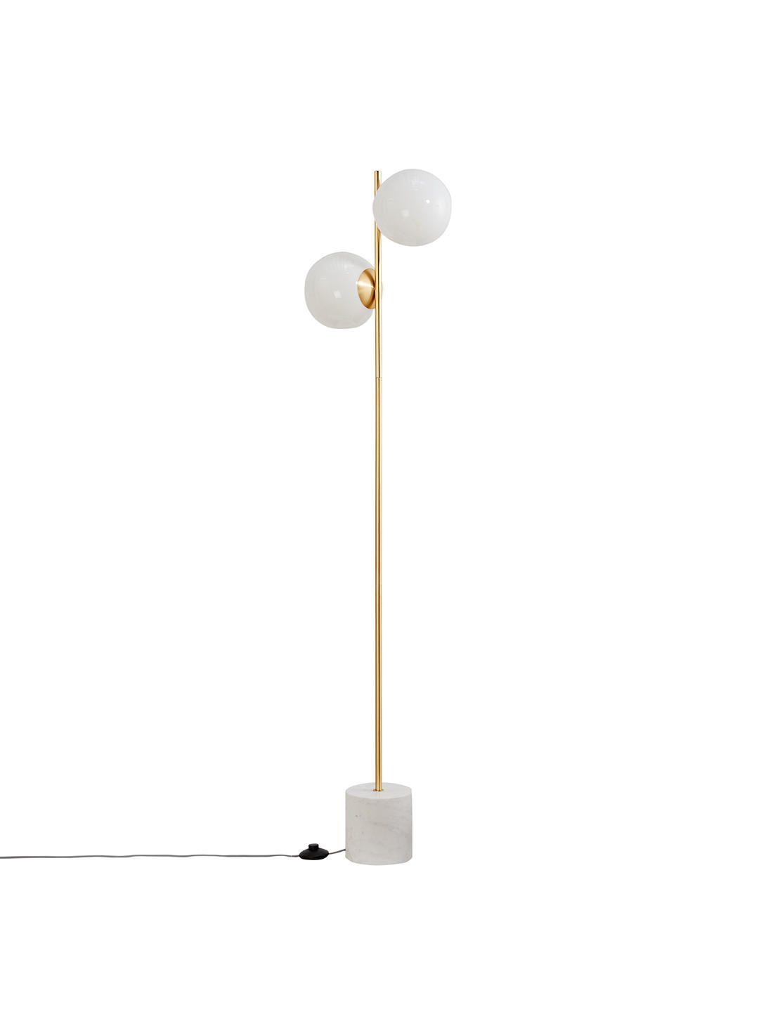 West Elm Sphere Stem Floor Lamp Brass West Elm Floor within dimensions 1080 X 1440