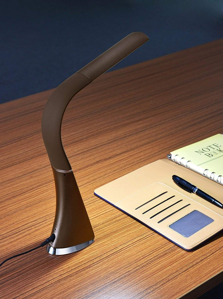 Wilit U2 5w Dimmable Led Desk Lamp Leather Like Office Desk regarding measurements 894 X 1200