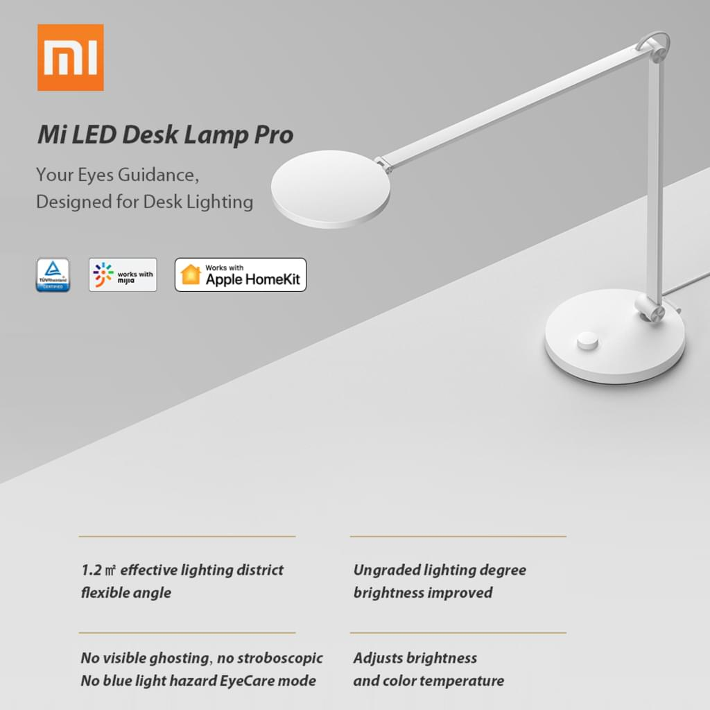 Xiaomi Mi Led Schreibtischlampe Pro Smart Augenschutz Tischlampen Dimmen Lampe Leselicht Fexiable Winkel Fuer Studenten Home Office Arbeit Mit Mi Home for size 1024 X 1024