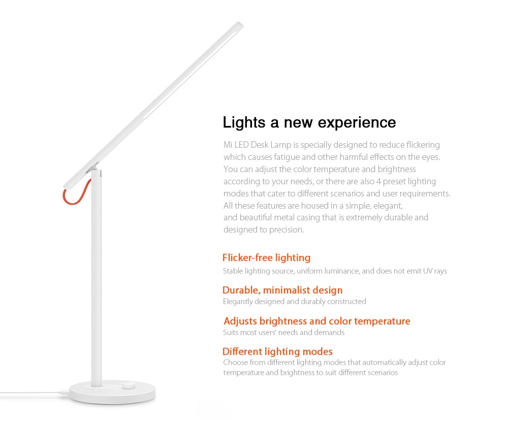 Xiaomi Mijia Mjtd01yl Smart Led Desk Lamp throughout sizing 1000 X 847