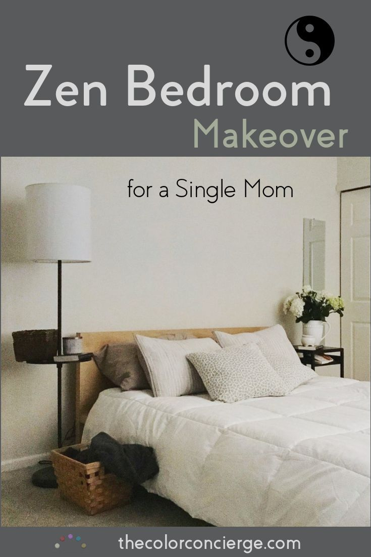 Zen Bedroom Makeover For A Single Mom Bedroom Wall Paint with regard to sizing 735 X 1102