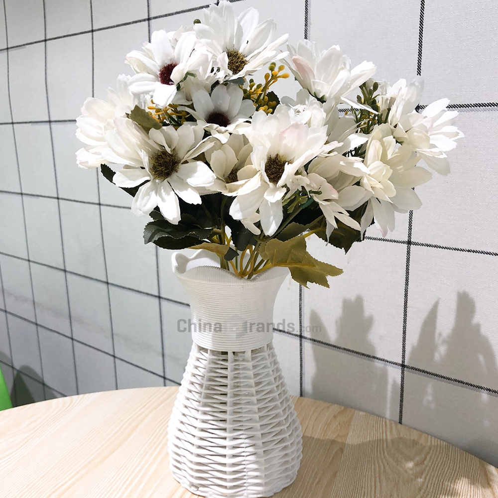 0 Reviews Silk White Daisy Pastoral Style Home Decoration Artificial Flower intended for sizing 1000 X 1000
