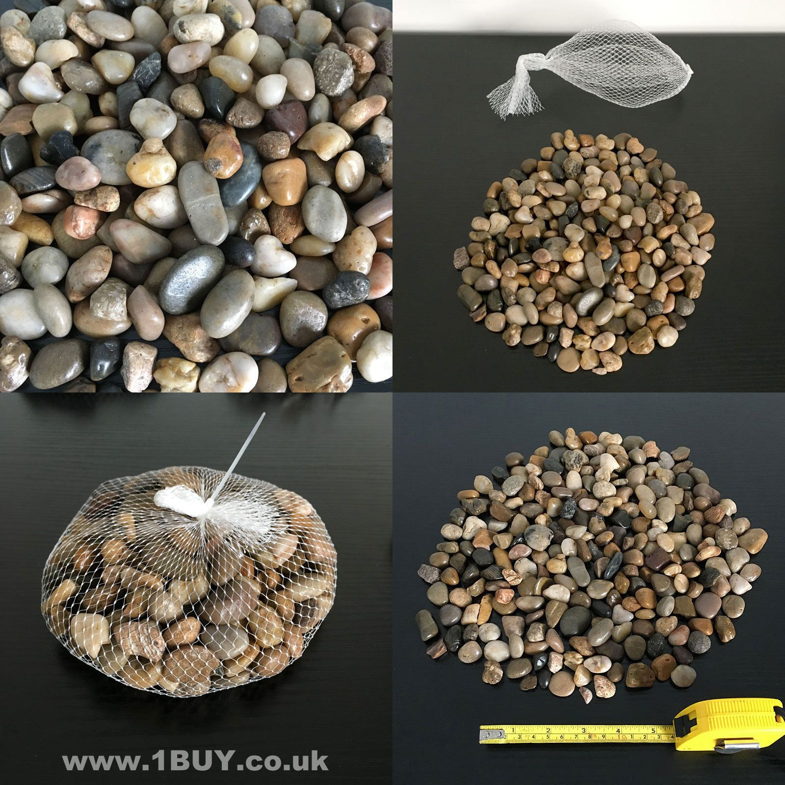 1kg Assorted Natural Browns Decorative Stones Pebbles Table inside measurements 1600 X 1600