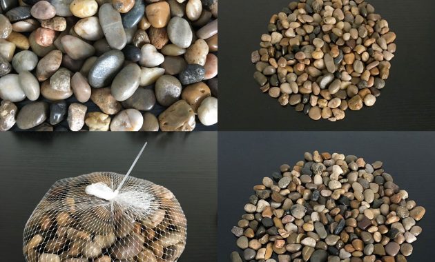 1kg Assorted Natural Browns Decorative Stones Pebbles Table inside proportions 1600 X 1600