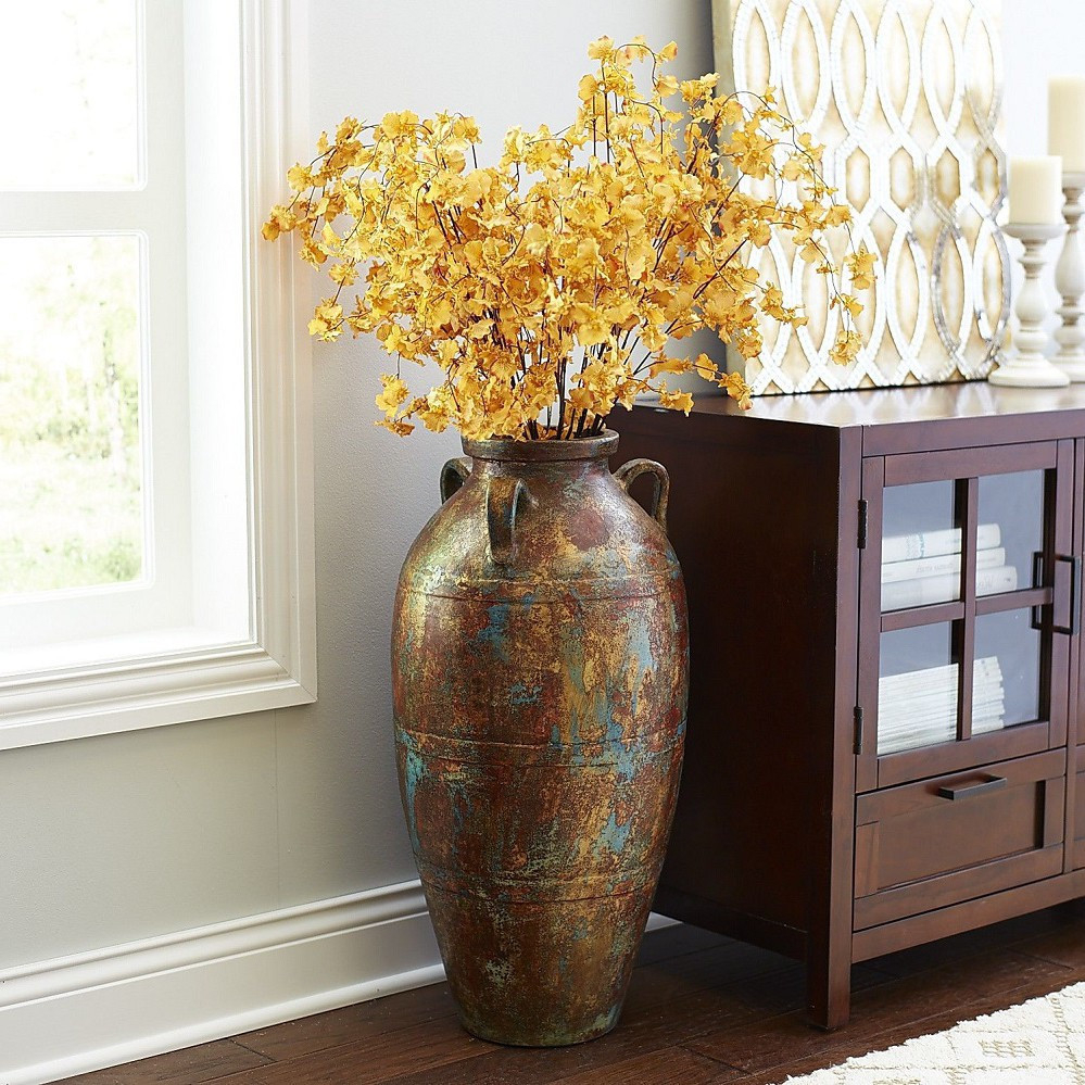 20 Awesome Big Gold Floor Vase Decorative Vase Ideas with proportions 999 X 999