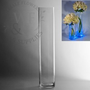 20 X 4 Glass Cylinder Vase inside size 1000 X 1000