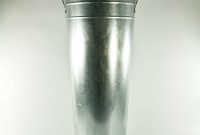 24 Galvanized Metal French Flower Bucket in measurements 1000 X 1000