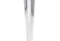 24 Inch Silver Mercury Glass Pilsner Vase with proportions 1000 X 1000