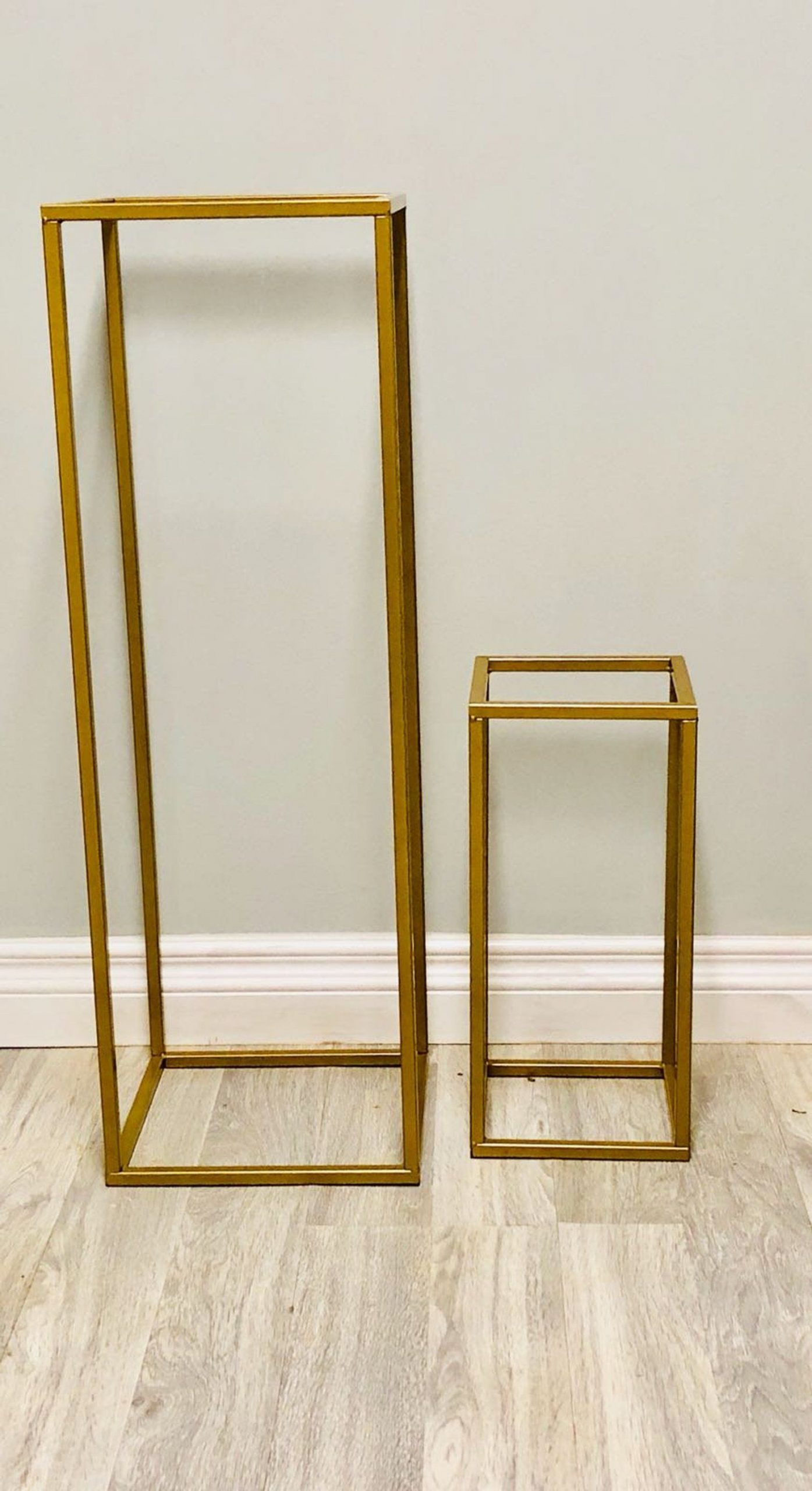 243240 Modern Rectangle Stand Metal Gold Geometric Vase for measurements 1588 X 2914