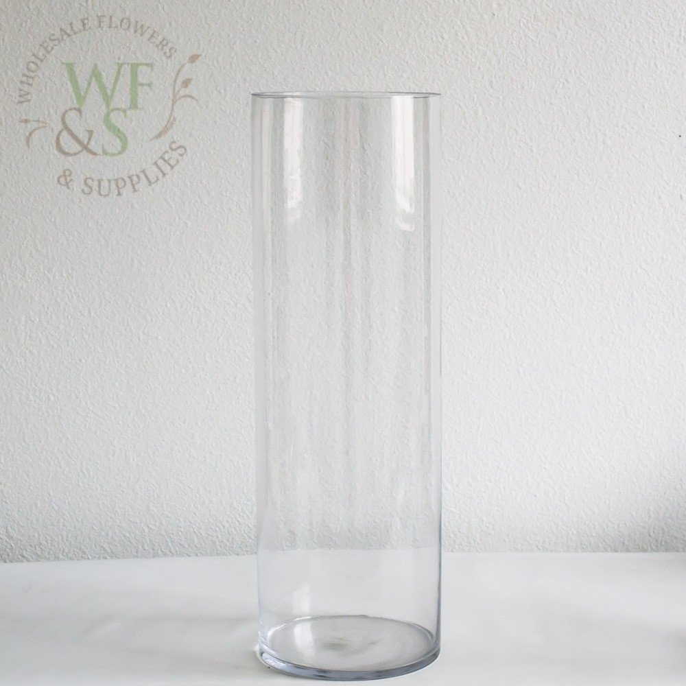 24x75 Glass Cylinder Vase in size 1000 X 1000