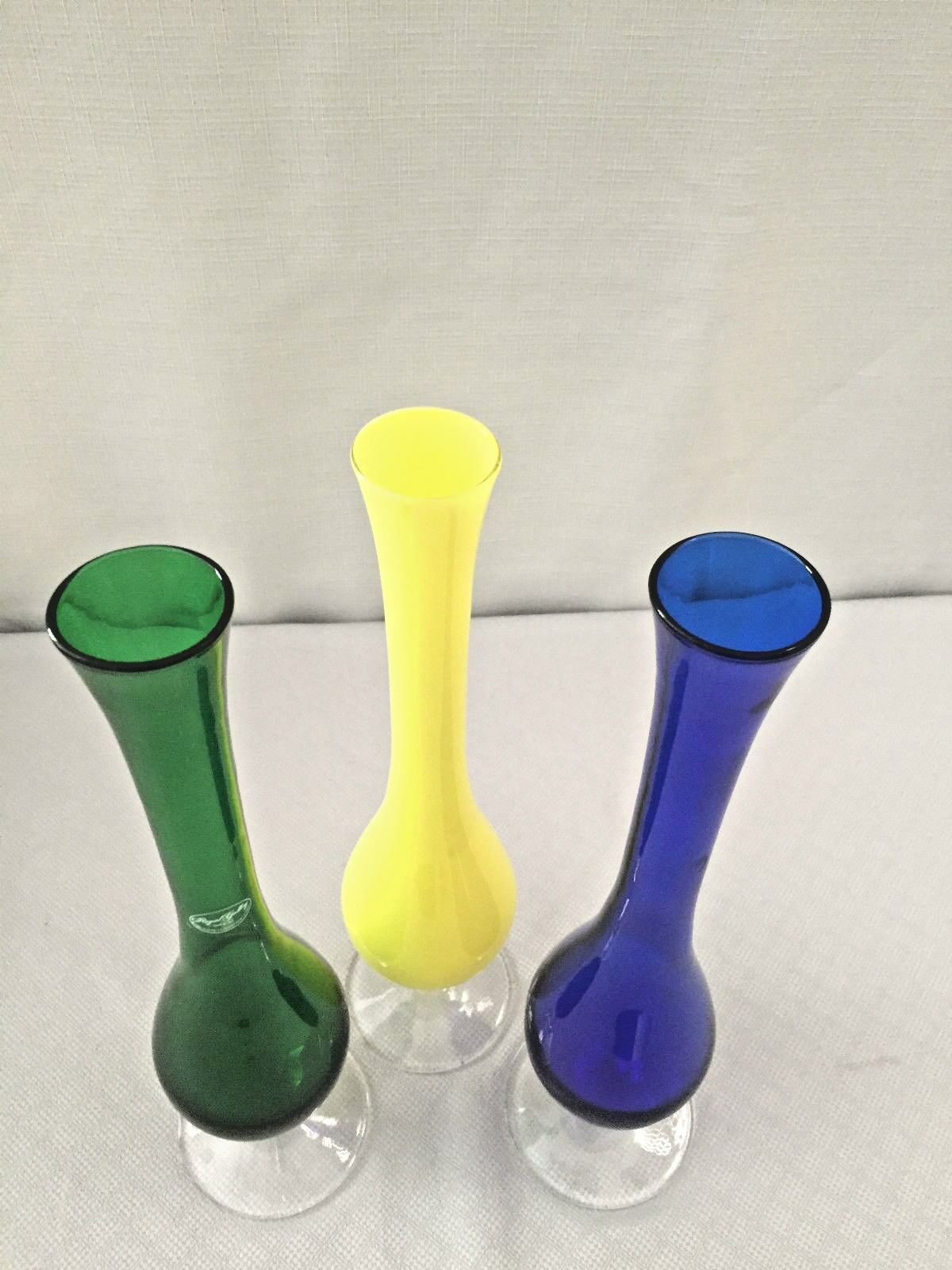 3 Gorgeous Bud Vases Royal Gallery Made In Italy regarding size 1200 X 1600