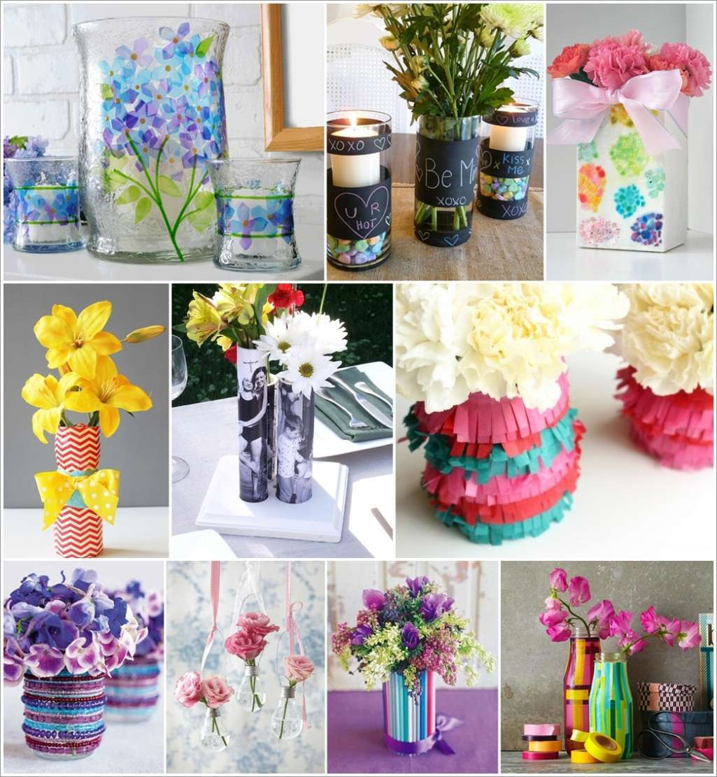 35 Creative Diy Flower Vase Ideas For Your Home regarding dimensions 1025 X 1111