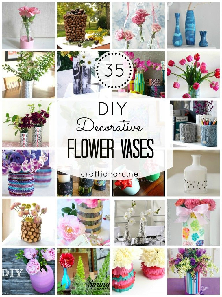 35 Diy Flower Vases Creative Tutorials Diy Crafts To with regard to dimensions 768 X 1024