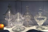 4 Crystal Vases With Lid End 19thc Hight 021 035 M inside measurements 1200 X 900