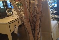 4 Foot Tall Birch Poles With Rustic Twig In A Tall Glass with sizing 1224 X 1632