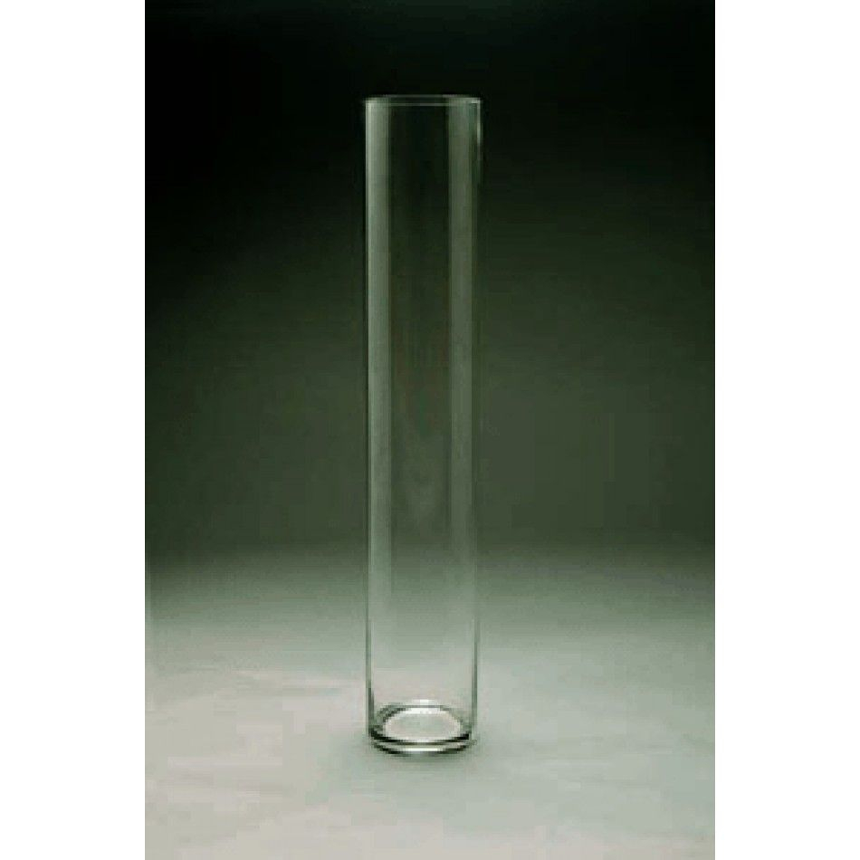 4 X 24 Clear Glass Cylinder Vase Bulk Case Of 6 1683 in measurements 950 X 950