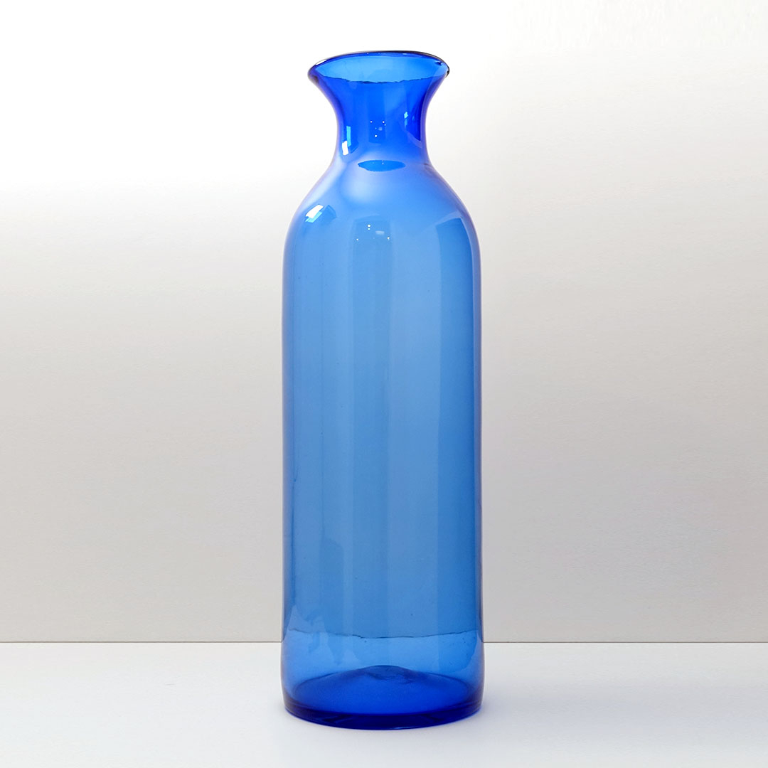 9 488 Extra Tall Blenko Blue Floor Vase within sizing 1080 X 1080