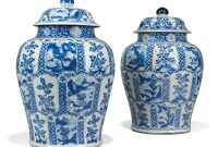 A Large Pair Of Chinese Blue And White Baluster Vases And regarding proportions 2048 X 1609