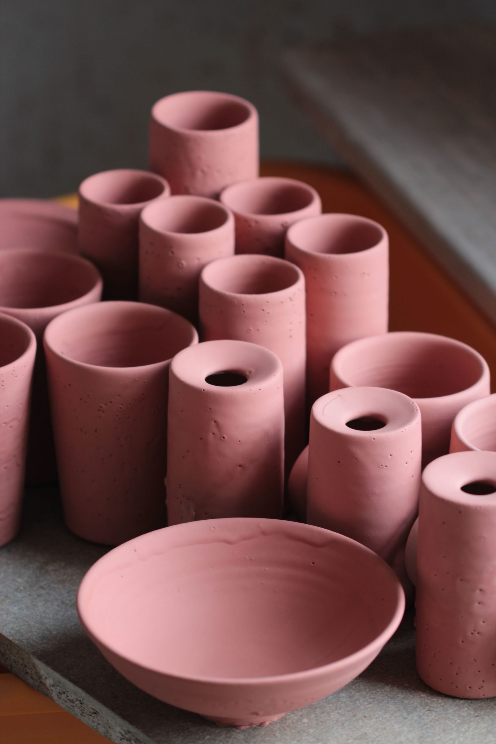 A Range Of Glazed Vessels Bud Vases Cylindrical Vases with regard to dimensions 3456 X 5184