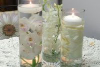 A Trio Of Cylinder Vases Using White Dendrobium Orchids inside proportions 852 X 1136