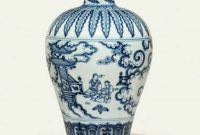 A Very Rare Blue And White Vase Meiping Ming Dynasty 15th with sizing 961 X 998