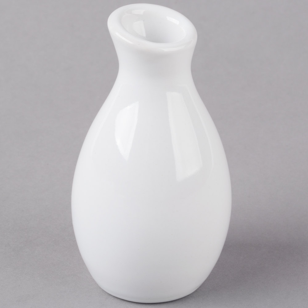 Acopa 3 34 Bright White Porcelain Jug Bud Vase 12case in dimensions 1000 X 1000