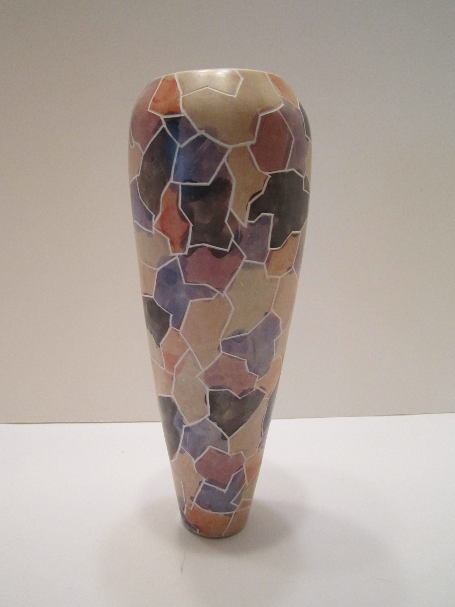 African Tribal Design Vase Handcarved Of Soapstone And Hand in measurements 3240 X 4320