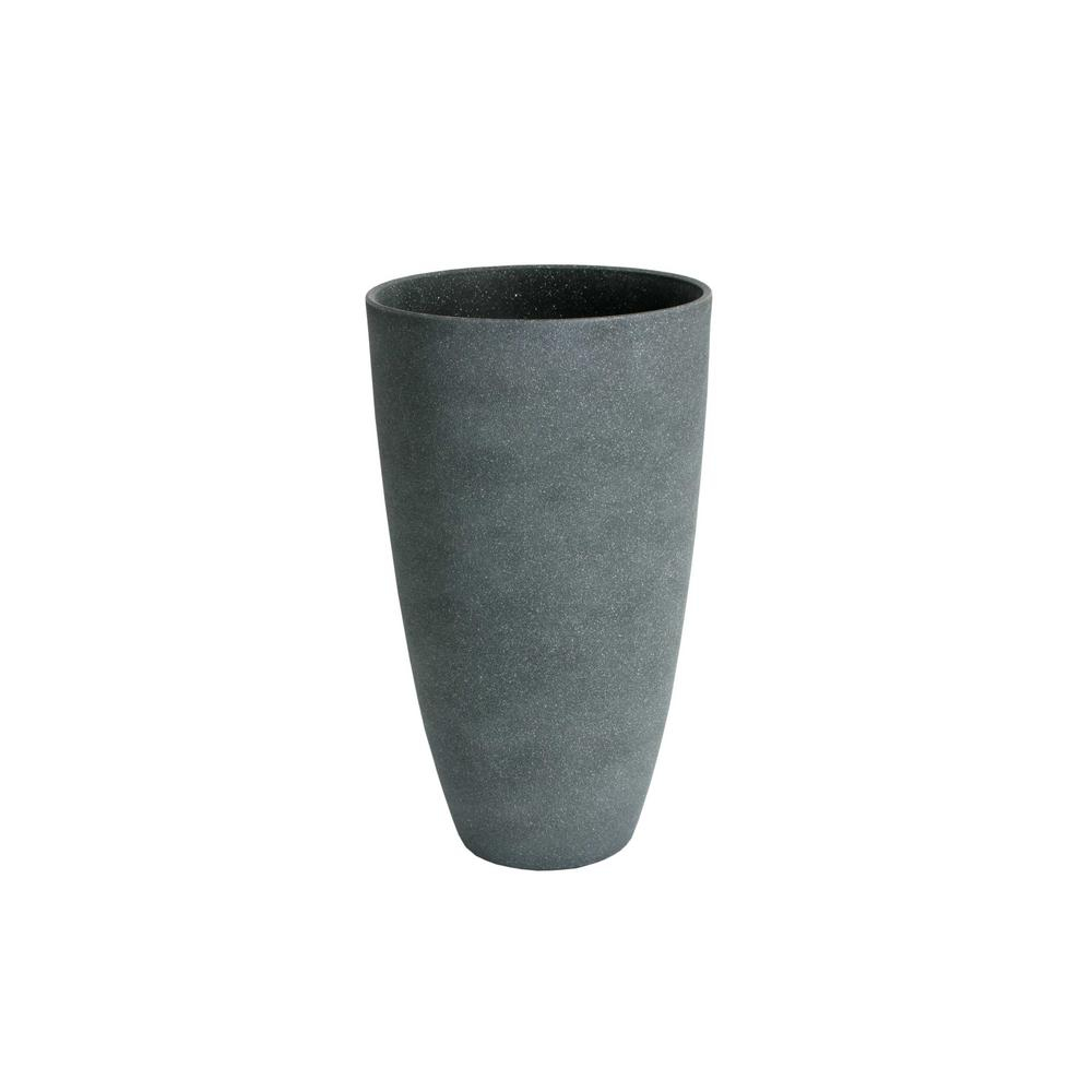 Algreen 115 In D X 20 In H Grey Stucco Plastic Curved Tall Vase within dimensions 1000 X 1000