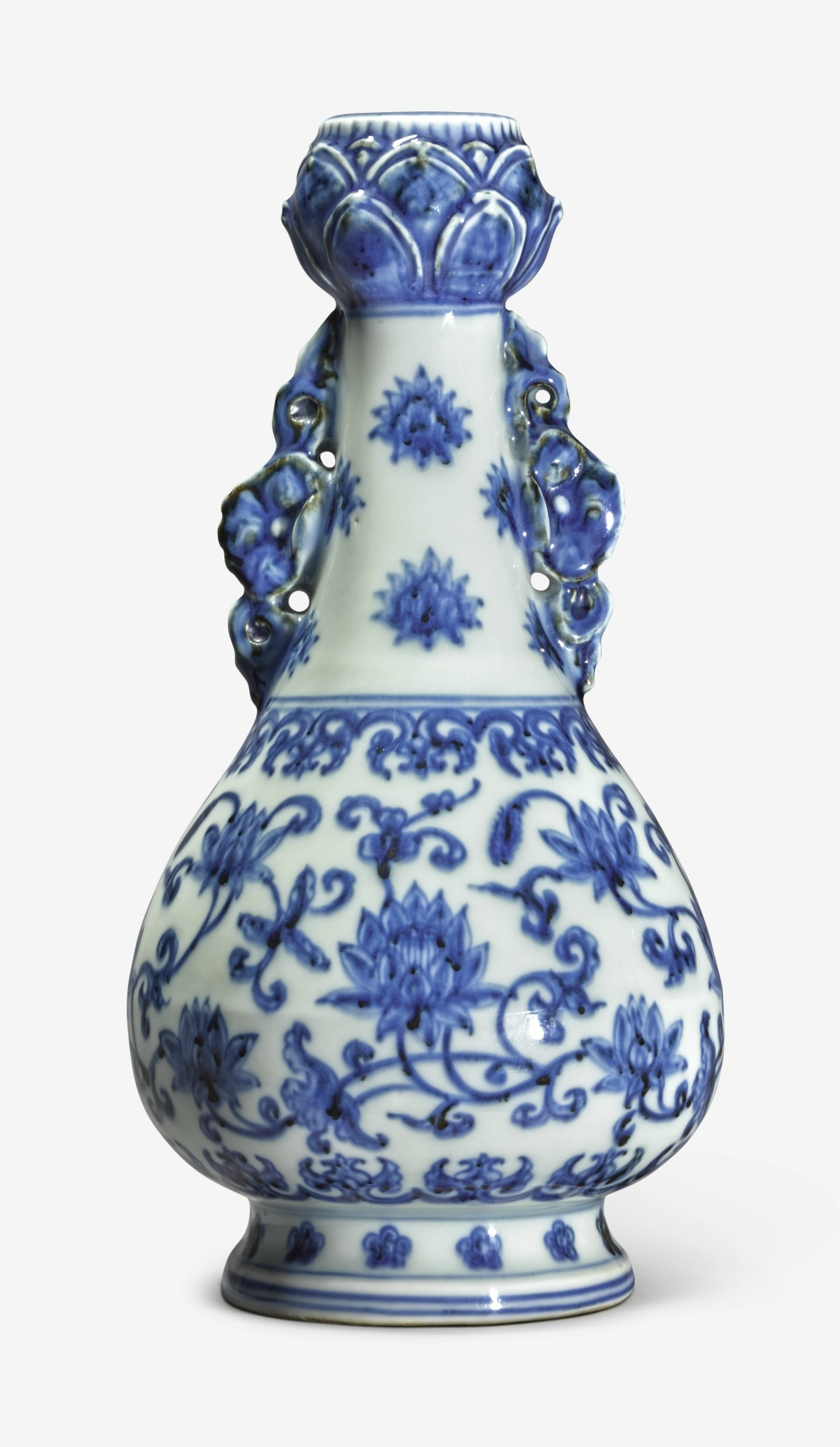 An Extremely Rare Blue And White Lotus Bud Vase Ming pertaining to measurements 1161 X 2000