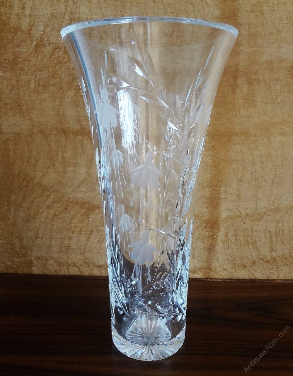 Antiques Atlas Large Cut Glass Vase Stuart Crystal with proportions 1000 X 1285