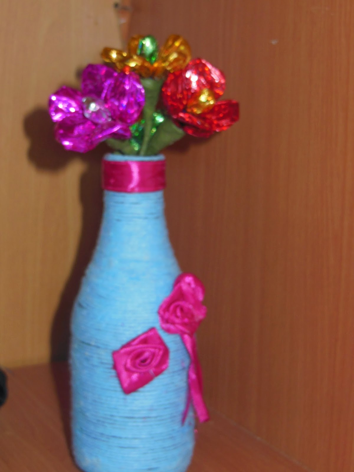 Anucrafts Flower Vase From Waste Bottle within dimensions 1200 X 1600