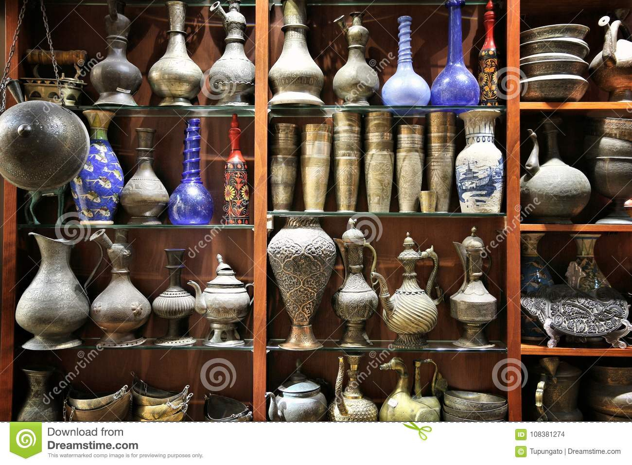 Arabic Jugs And Vases Stock Photo Image Of City pertaining to proportions 1300 X 957