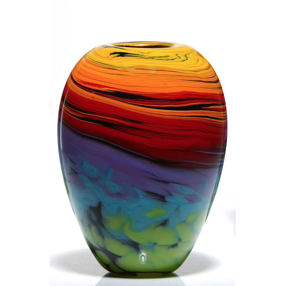 Artistic Vase Black Rainbow Spiral Vases Nicola Steel with regard to size 1000 X 1000