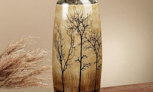 Bare Trees Ceramic Floor Vase with dimensions 2000 X 2000