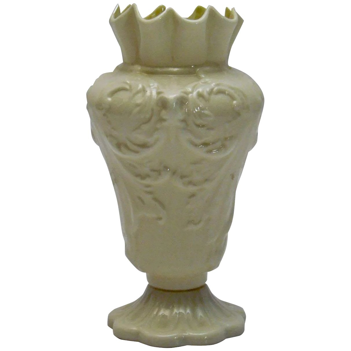 Belleek Ireland Rathmore Vase 7th Mark Gold Brown 1980 1992 in sizing 1213 X 1213